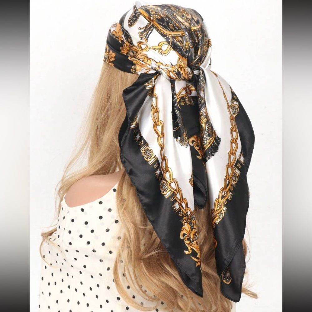 3for$20 1pc Women's Fashion Printed  Twill Scarf Headscarf